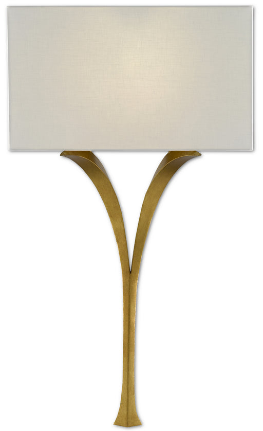 Currey and Company - 5000-0124 - One Light Wall Sconce - Antique Gold Leaf