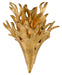 Currey and Company - 5000-0126 - One Light Wall Sconce - Marjorie Skouras - Gold Leaf