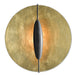 Currey and Company - 5000-0130 - One Light Wall Sconce - Contemporary Gold Leaf/Painted Contemporary Gold/French Black