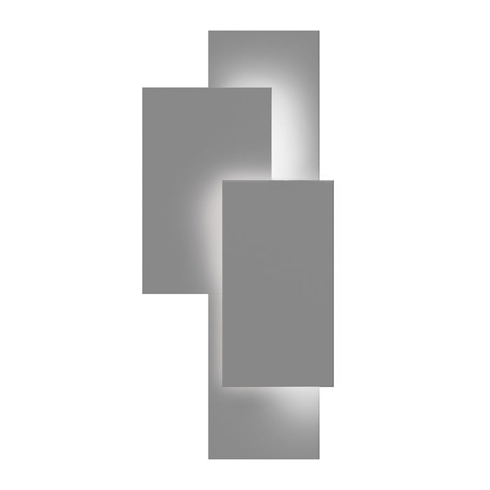 Sonneman - 7110.74-WL - LED Wall Sconce - Offset Panels™ - Textured Gray