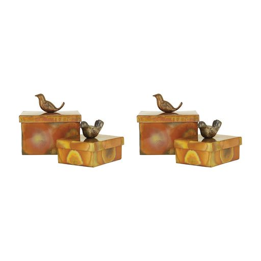 ELK Home - 644658/S2 - Set of 2 Boxes - Burned Copper