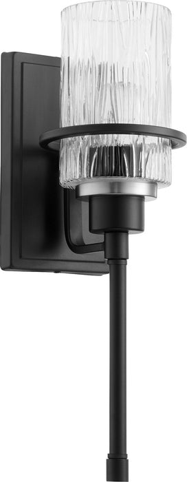 One Light Wall Mount from the Lazo collection in Noir finish