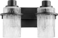 Quorum - 527-2-69 - Two Light Vanity - Lazo - Noir
