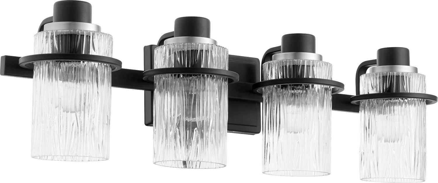 Four Light Vanity from the Lazo collection in Noir finish