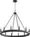 Quorum - 611-12-69 - 12 Light Chandelier - Aura - Noir