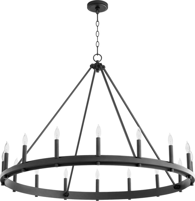 Quorum - 611-16-69 - 16 Light Chandelier - Aura - Noir