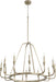 Quorum - 6314-12-60 - 12 Light Chandelier - Marquee - Aged Silver Leaf