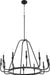 Quorum - 6314-12-69 - 12 Light Chandelier - Marquee - Noir