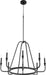 Quorum - 6314-8-69 - Eight Light Chandelier - Marquee - Noir