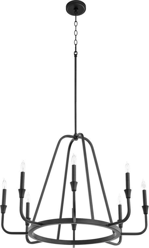 Quorum - 6314-8-69 - Eight Light Chandelier - Marquee - Noir