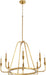 Quorum - 6314-8-74 - Eight Light Chandelier - Marquee - Gold Leaf