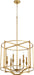 Quorum - 6414-6-74 - Six Light Nook - Marquee - Gold Leaf