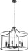 Quorum - 646-6-69 - Six Light Nook - Olympus - Noir