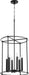 Quorum - 686-6-69 - Six Light Entry Pendant - Olympus - Noir