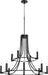 Quorum - 696-12-69 - 12 Light Chandelier - Olympus - Noir