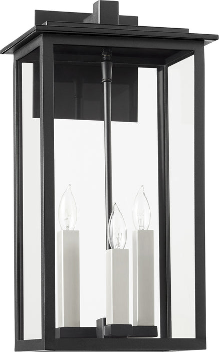 Three Light Wall Mount from the Westerly collection in Noir finish