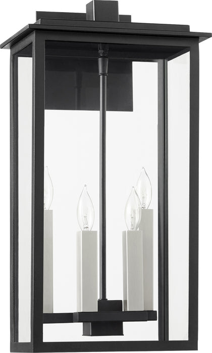 Four Light Wall Mount from the Westerly collection in Noir finish