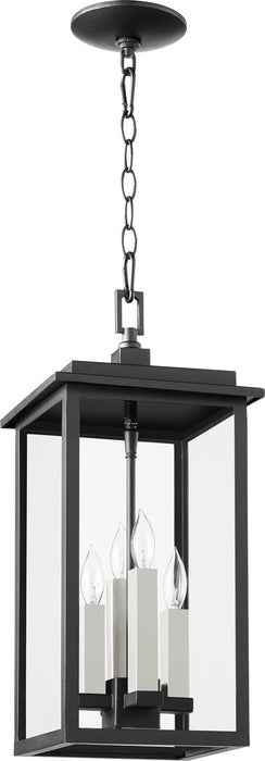 Four Light Pendant from the Westerly collection in Noir finish