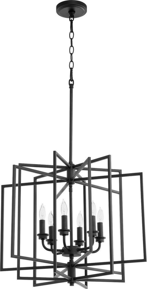 Quorum - 888-6-69 - Six Light Pendant - Hammond - Noir