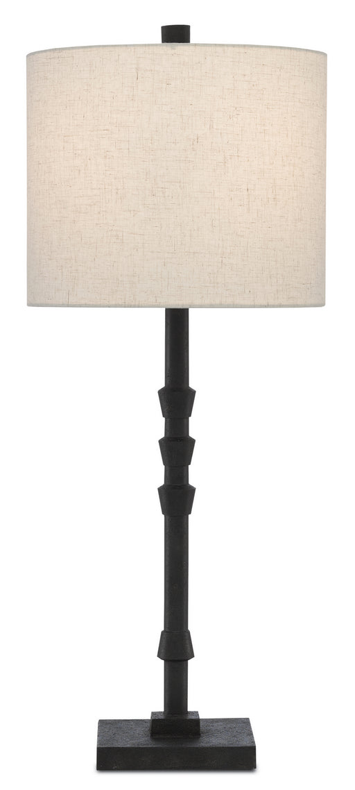 Currey and Company - 6000-0344 - One Light Table Lamp - Molé Black