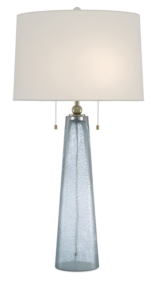 Currey and Company - 6000-0498 - Table Lamp - Blue/Brass