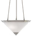 Currey and Company - 9000-0416 - Two Light Pendant - Barry Goralnick - Polished Nickel/Frosted White