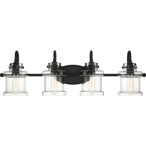 Quoizel - DNY8604EK - Four Light Bath Fixture - Danbury - Earth Black
