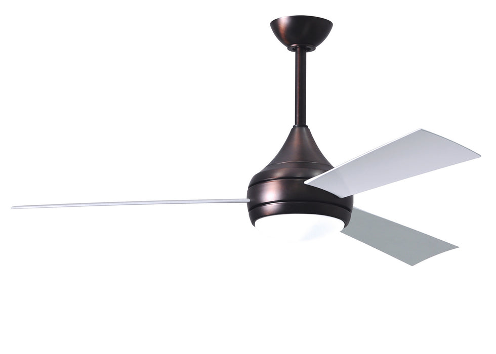 Matthews Fan Company - DA-BB-WH - Ceiling Fan - Donaire - Brushed Bronze