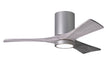 Matthews Fan Company - IR3HLK-BN-BW-42 - 42``Ceiling Fan - Irene - Brushed Nickel