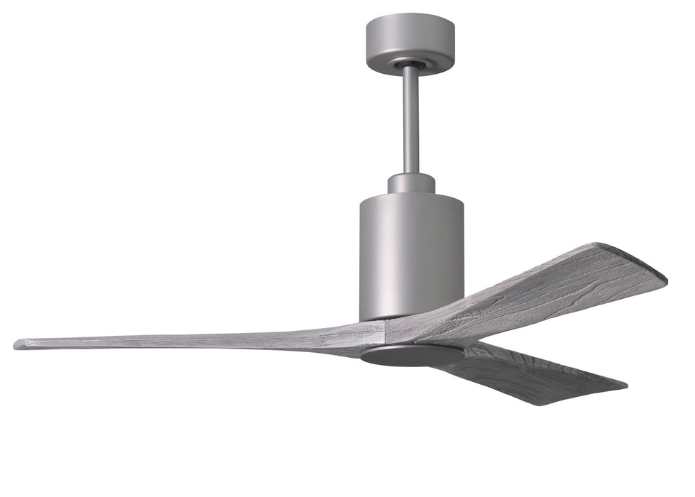 52``Ceiling Fan from the Patricia collection in Brushed Nickel finish