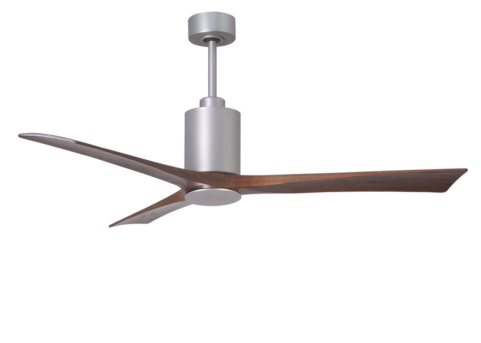 60``Ceiling Fan from the Patricia collection in Brushed Nickel finish