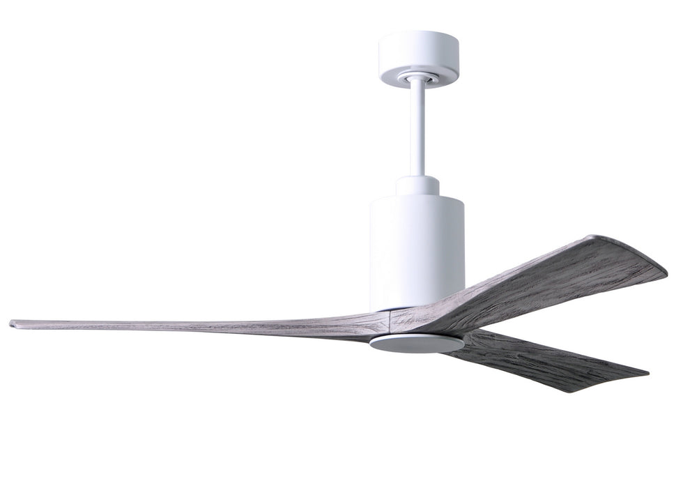 60``Ceiling Fan from the Patricia collection in Gloss White finish