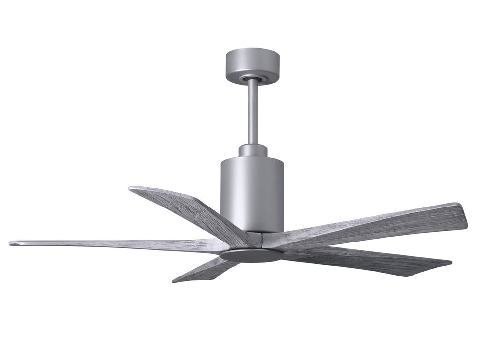 52``Ceiling Fan from the Patricia collection in Brushed Nickel finish