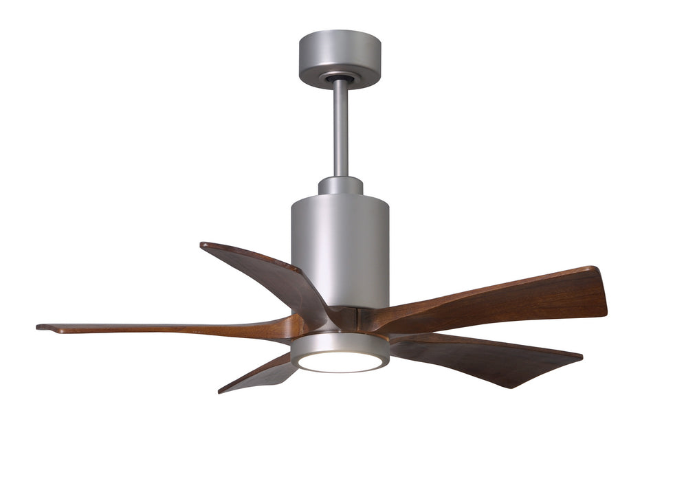 Matthews Fan Company - PA5-BN-WA-42 - 42``Ceiling Fan - Patricia - Brushed Nickel