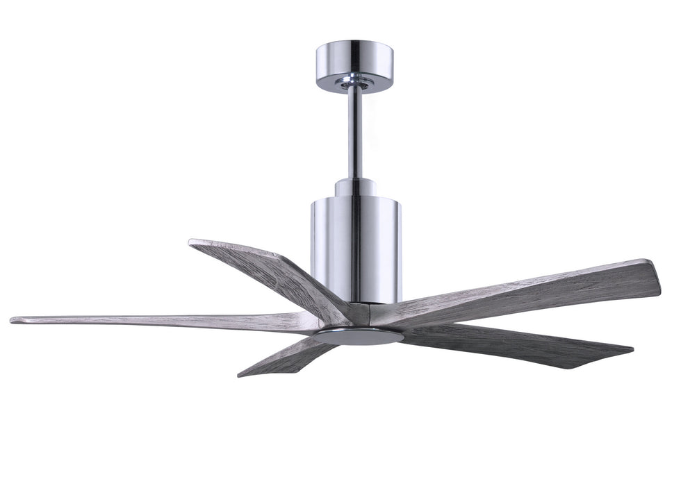52``Ceiling Fan from the Patricia collection in Polished Chrome finish