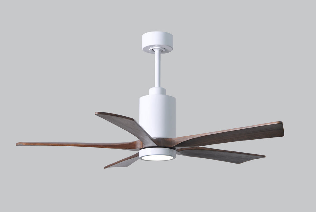 52``Ceiling Fan from the Patricia collection in Gloss White finish