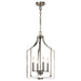 Kichler - 42496NI - Four Light Mini Chandelier - Morrigan - Brushed Nickel