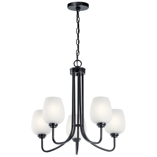 Kichler - 44377BK - Five Light Chandelier - Valserrano - Black
