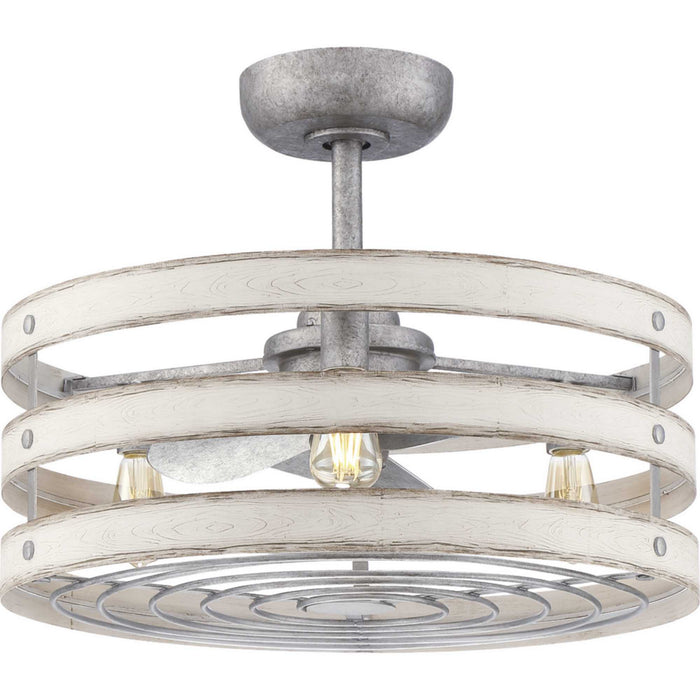 Progress Lighting - P250012-141-22 - 23``Ceiling Fan - Gulliver - Galvanized Finish