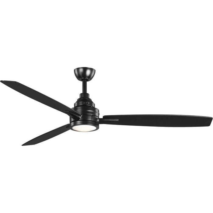 Progress Lighting - P2554-3130K - 60``Ceiling Fan - Gaze - Black