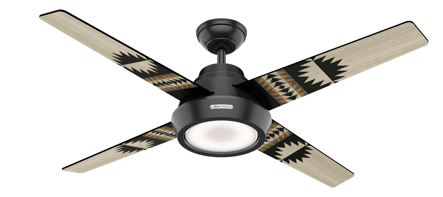 Hunter 54" Pendleton Ceiling Fan with LED Light Kit and Handheld Remote