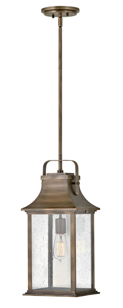 Hinkley - 2392BU - One Light Outdoor Lantern - Grant - Burnished Bronze