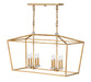 Hinkley - 3534DA - Eight Light Chandelier - Stinson - Distressed Brass