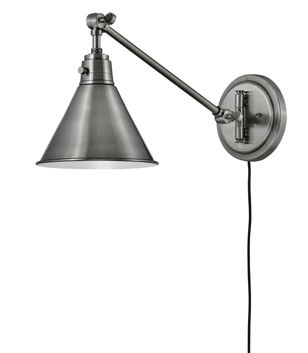 Hinkley - 3690PL - One Light Wall Sconce - Arti - Polished Antique Nickel