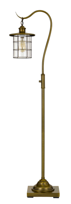 Cal Lighting - BO-2668FL-BAB - One Light Floor Lamp - Silverton - Rubbed Antiqued Brass