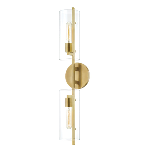 Mitzi - H326102-AGB - Two Light Wall Sconce - Ariel