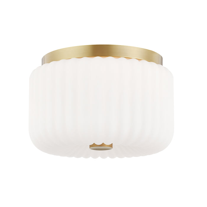 Mitzi - H340502-AGB - Two Light Flush Mount - Lydia