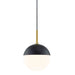 Mitzi - H344701-AGB/BK - One Light Pendant - Renee