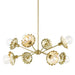 Mitzi - H353808-AGB - Eight Light Chandelier - Alyssa