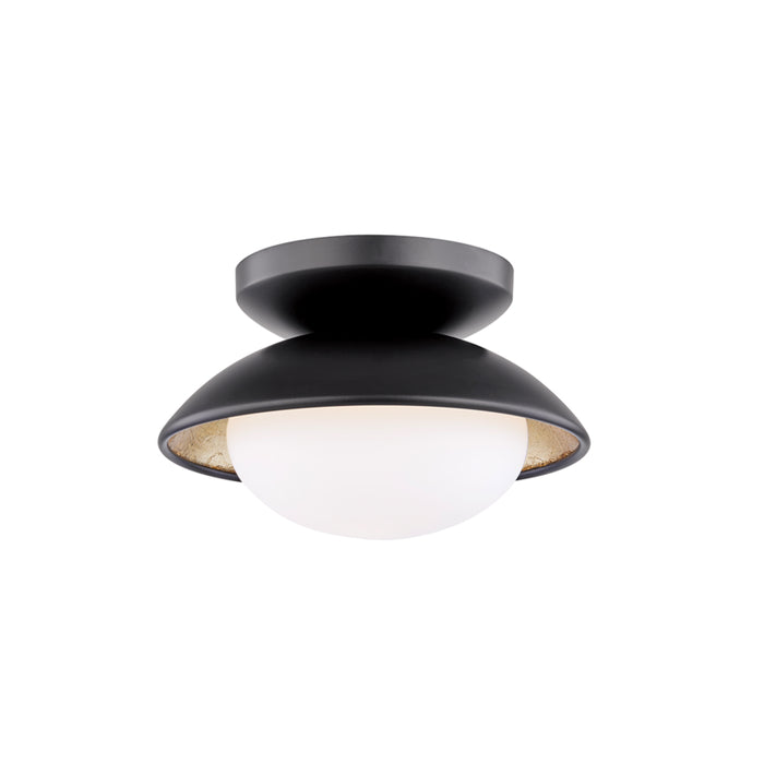 Mitzi - H368601S-BLK/GL - One Light Semi Flush Mount - Cadence